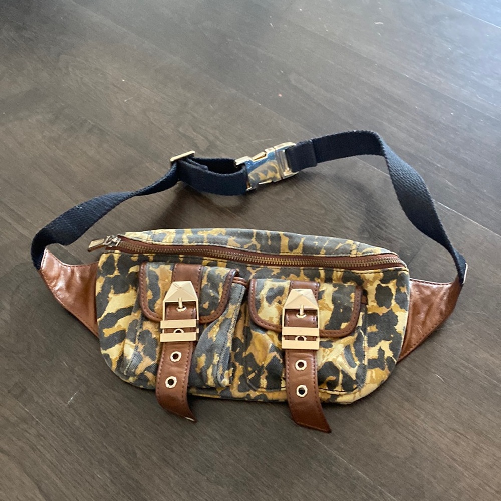 Rebecca Minkoff leopard fanny pack